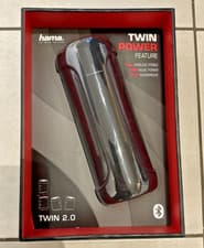 Image of Hama Twin 2.0 Mobile Portable Wireless Bluetooth Speaker - Stereo - Waterproof