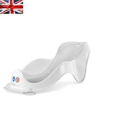 Image of Portable Grey Bath Support for Babies - Easy Clean and Hygienic Infant Bathing