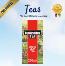 Image of YORKSHIRE TEA ORIGINAL LOOSE LEAF ENGLISH Black Tea | 250g | FREE TEA SAMPLES!!
