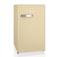 Image of Swan SR11035CNE Retro Under Counter Fridge with 77L Fridge Capacity, Cream