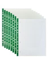 Image of Eastlight Premium A4 Strong Glass Clear Punched Pockets, 55 Micron, Box of 100