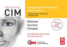 Image of CIM Revision Cards: Assessing the Marketing Environment - Paperback NEW Luck, Di