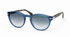 Image of Persol Panto Sunglasses PO3152S Havana/Blue Gradient 52-20-145mm With Case New