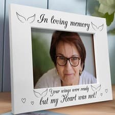 Image of Memorial Gift For Mum Dad Nan Grandad Daughter Son Remembrance Photo Frame