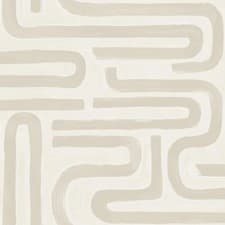 Image of Holden Decor Brushed Geo Abstract Wallpaper 14230 Neutral Beige Cream