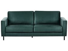 Image of 3 Seater Velvet Sofa Green SAVALEN