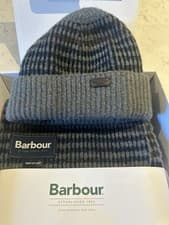 Image of Barbour Branton Beanie and Scarf Gift Set