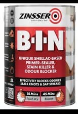 Image of Zinsser 1 L BIN Primer Sealer and Stain Killer - White Tintable (ZINBIN1L)