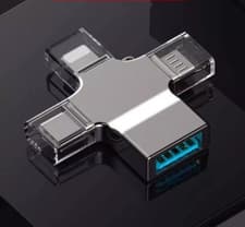 Image of 3in1 OTG Adapter Type C/Micro/IOS to USB 3.0 Female for phone/laptop/USB drive