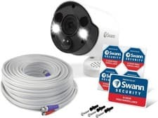 Image of Swann 5MP Super HD Thermal Sensing Analogue Spotlight Bullet CCTV Camera