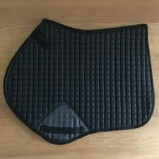 Image of Saddle Pad, Close Contact, GP, Show Jumping, FULL, BLACK, FREE UK Postage
