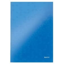 Image of Leitz WOW Notebook A4 Ruled with Hardcover Blue 46251036