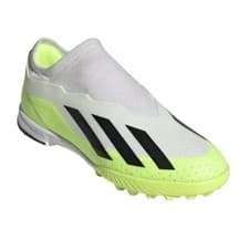 Image of Astro football Kids Adidas X CRAZYFAST3 LL TF JR IE1499 White Size Uk 11k Nbinf1
