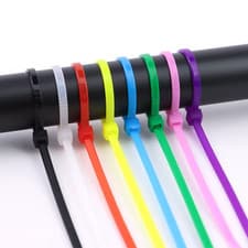 Image of Heavy Duty Nylon Cable Ties Zip Tie Wraps Strong Self Locking All Sizes & Colors