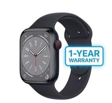 Image of Apple Watch Series 8 45mm Midnight Alu Case with Black Sport Band,(GPS+Cellular)