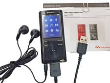 Image of Sony NWZ-E454 MP3 Network Walkman Digital Media Player Portable Black - Vintage