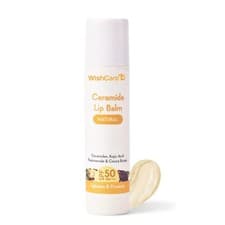 Image of WishCare Ceramide Lip Balm with SPF50 PA+++  Kojic Acid & Niacinamide  For Li...