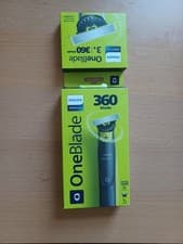 Image of Philips OneBlade 360 Blade Razor + One Blade 3x Replacement Razor Blades