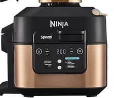 Image of Ninja Deluxe Black & Copper Speedi 10‑in‑1 Cooker/Air Fryer – ON400UKDBCP
