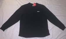 Image of NWT Mens PUMA Black Pullover Heavy Shirt / Sweat Shirt - size L -See Description