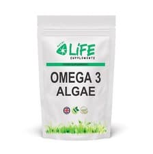 Image of Omega 3 Vegan 500mg Capsules Algae Supplement Plant Based Natural Clean EPA DHA