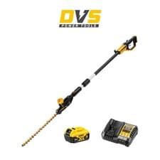 Image of DeWalt DCMPH566P1 Cordless 18V XR Pole Hedge Trimmer – 1x5Ah Battery and Charger