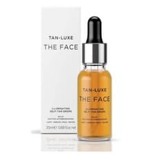 Image of Tan Luxe THE FACE Fake Tan 20ml Self Tanning Drops Light Medium Toxin Free Vegan