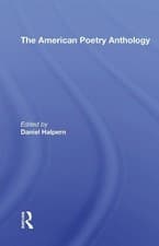 Image of American Poetry Antholog - 9780367170400