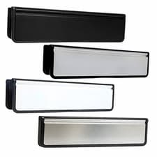 Image of UAP Doormaster Aluminium 10" Letterbox for External Doors 40 to 80mm