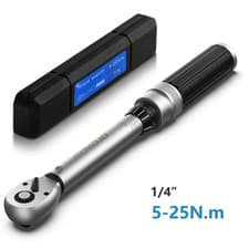 Image of 3/8” Torque Wrench 5-60N.M Square Drive Torques Key 1/4” Pro Torque Wrench 5-25N