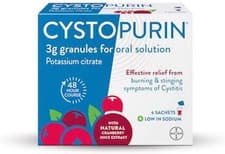Image of Cystopurin Cystitis Relief, Cranberry Flavour and Low in Sodium, 6 Sachets