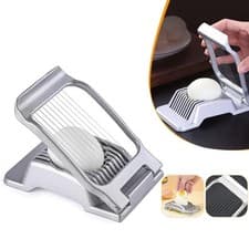 Image of Heavy Duty Aluminium Egg Slicer for Hard Boiled Eggs Strawberry Slicer Stainless