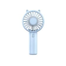 Image of Portable Mini Handheld Fan USB Rechargeable Cooling Fan Desk Travel Quiet UK
