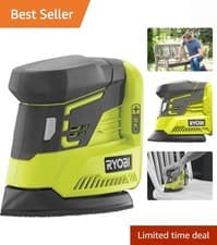 Image of Portable Ryobi 18V Cordless Corner Palm Sander - Perfect for DIY Projects