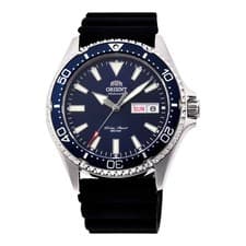 Image of Orient Mako Kamasu RA-AA0006L19B Automatic Men Watch Day-Date Blue Dial 41mm