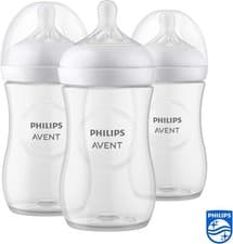 Image of Philips Avent Natural Response Baby Bottle 3x bottle 260ml SCY903/03