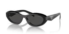Image of Prada Sunglasses PR26ZS 16K08Z 55mm Black / Dark Grey Lens
