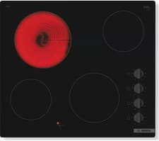 Image of Bosch 60cm 4 Zone Electric Ceramic Hob Touch Easy Clean PKE611CA3E
