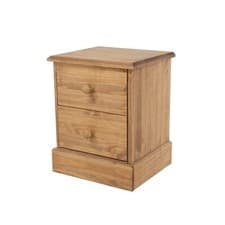 Image of Cotswold 2 Drawer Bedside Cabinet