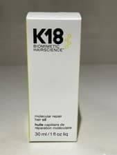 Image of K18 Molecular Repair Hair Oil 30ml. Fight Frizz! Brand New & Sealed Box.