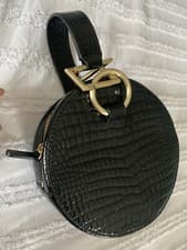 Image of tara zadeh snake skin bag