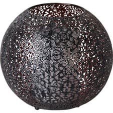 Image of Luxform Lighting 20cm Coco Solar Metal Flame Effect Table Light 51 LED 27151