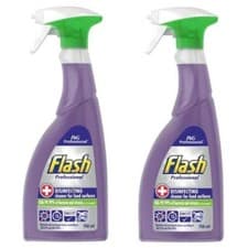 Image of Flash Disinfectant Spray Professional Cleaning 750ml Twin Pack Free UK P&P