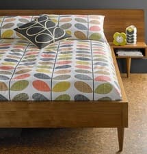 Image of Orla Kiely Scribble Stem 100% Cotton Duvet Cover or Pillowcases - Multi