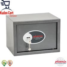 Image of Phoenix 17 Litre Vela Home and Office SS0802K Security Safe with Key Lock Shelve