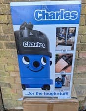 Image of New Numatic Charles Vacuum Cleaner - Wet & Dry DIY Blue Henry Free post