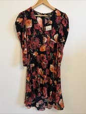 Image of The Kooples Women's Floral Dress Size 1, UK 8-10| New With A Tag