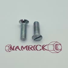 Image of BSF Countersunk Slotted Machine Screw BZP 1/4" 5/16" 3/8"