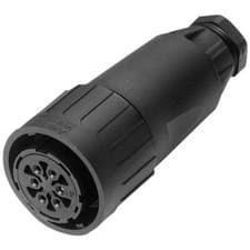 Image of Amphenol C016 10E012 003 2 Cable Socket C16-3 Number of pins: 12 + PE