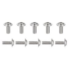 Image of M6x14mm(DxH) Flange Socket Head Screw - 20Pack - Good for Equipment, Furniture